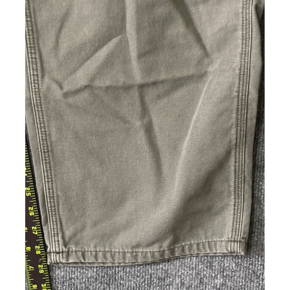 Carhartt FR Flame Resistant Work Pants Mens 40x29 Olive Green Canvas CAT 2 2112 - Picture 6 of 7